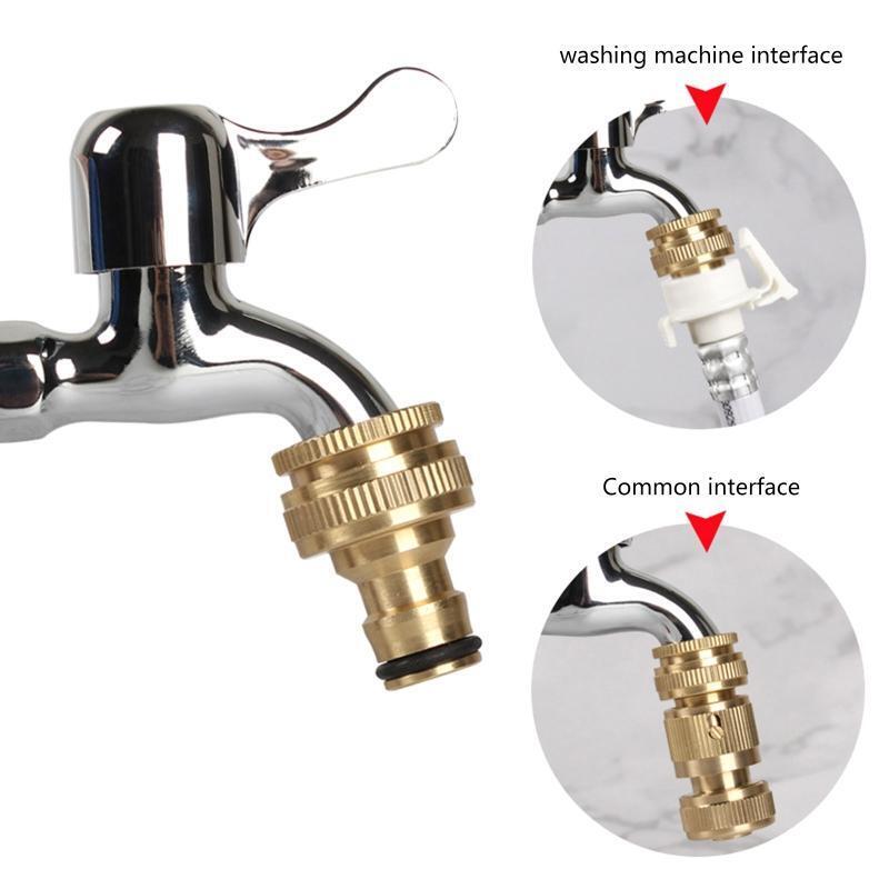 3/4 Female 1/2 Quick Connector for Water Gun Anti Corrosion Connect Adapter