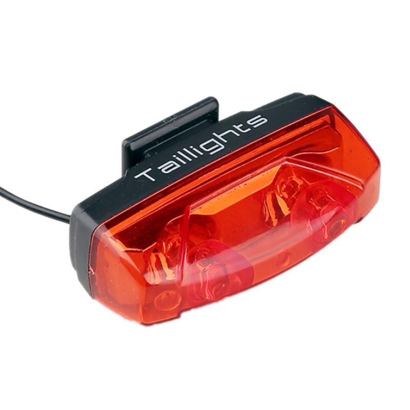 Bicycle Taillights Warning Lamp Bike Tail Light Self-Powered Magnetic Induction