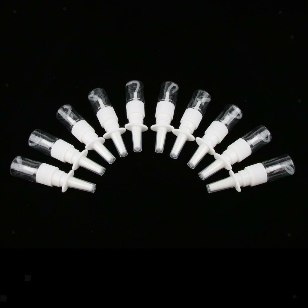50Pcs 5ml Empty Nasal Spray Bottles Sprayers Water  Container Clear