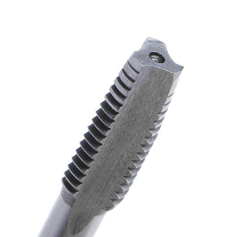 8 Pcs Hand Screw Thread Metric Plug Tap Set M3-M12 With Adjustable Tap Wrench