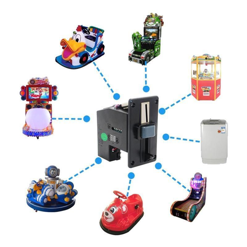 Multi Coin Acceptor Electronic Roll Down Coin Acceptor Selector Mechanism Vend