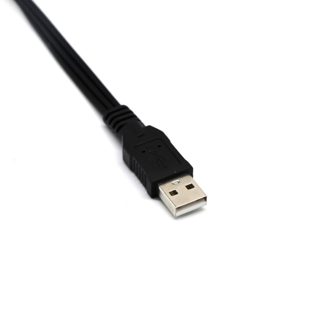 USB male to 3 RCA Female Audio Video Converter Cable Cord
