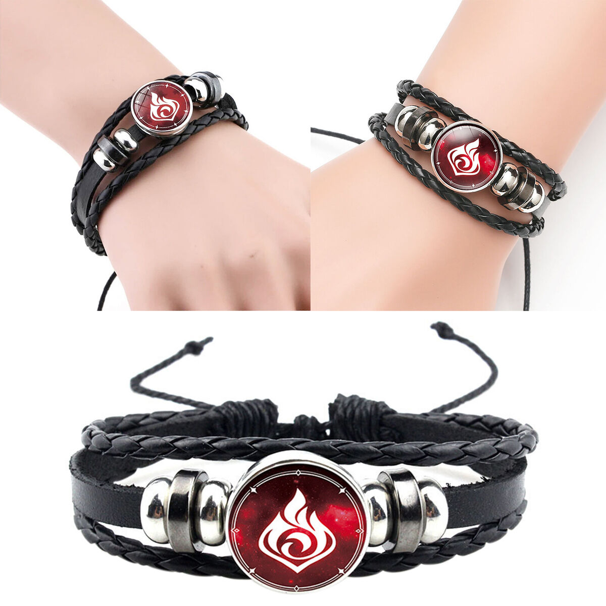 Impact Bracelet Set 7 Pack Anime Time Gem Luminous Bead Bracelets Jewelry