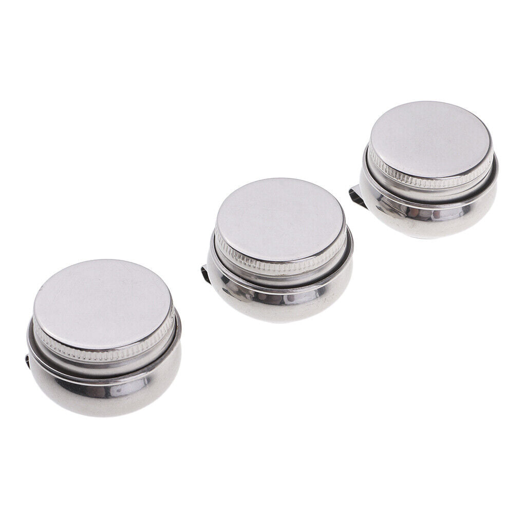 3  Stainless Steel Single Dipper  Cup Clip With Lid Oil Painting