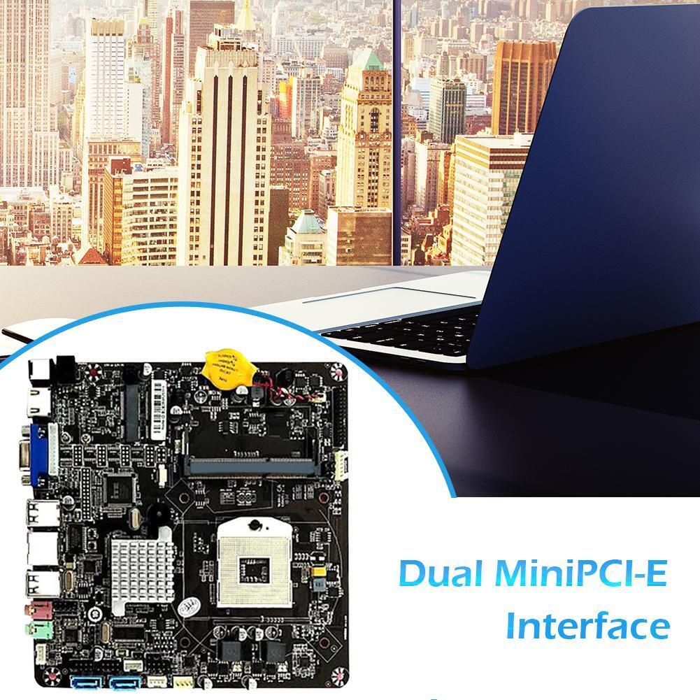 JINGSHA HM55 PGA988 Desktop PC Mainboard DDR3 SATA II Mini ITX Motherboard