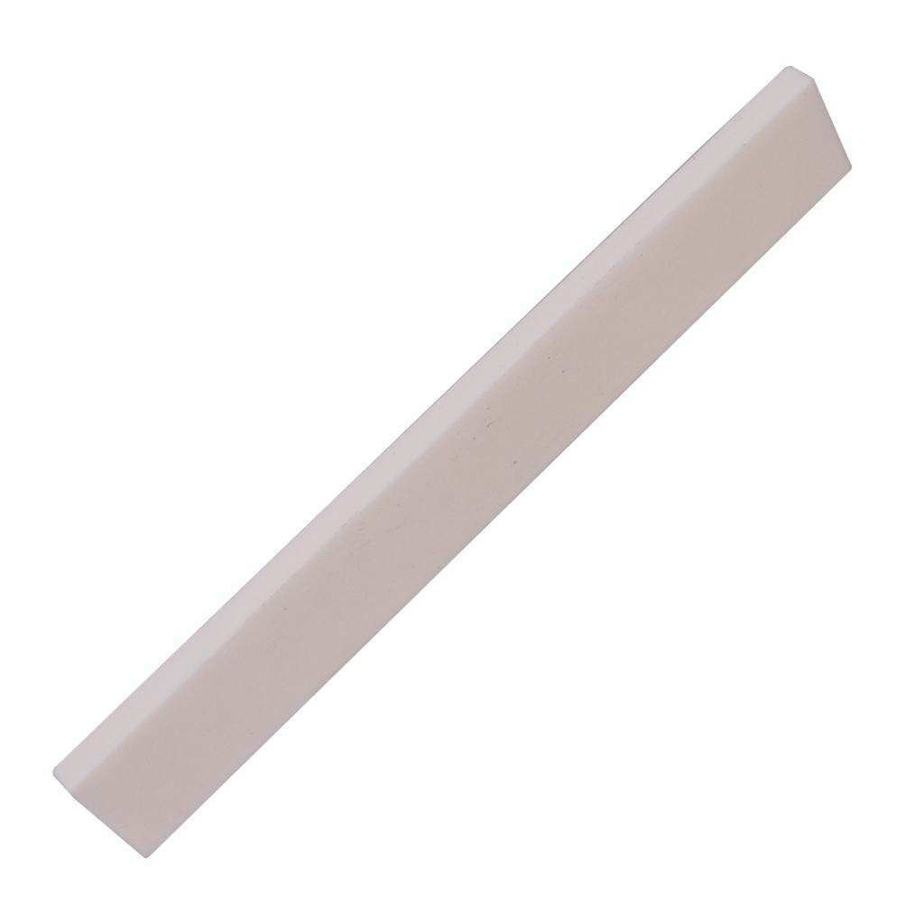 2x DIY  White Blank Nut Birdge Saddle for Bass Banjo String Instrument