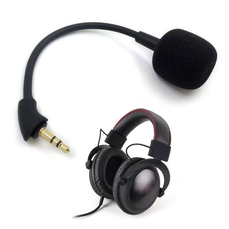3.5mm Jack Microphone with Detachable Foam Cover for Hyper-x Cloud Mix