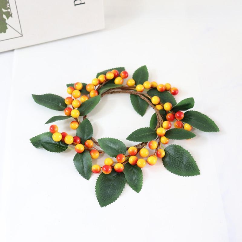 Halloween Wreath Candle Holder Home Party Church Dining Room Fireplace Ornaments