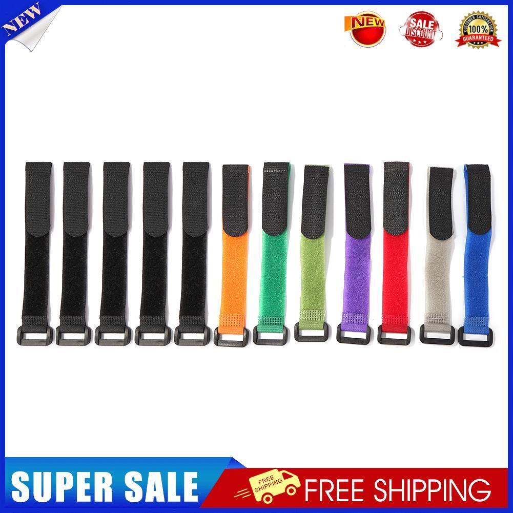 12pcs 2x20cm Lure Fishing Rod Self-Adhesive Tie Strap Portable Fixing Ties