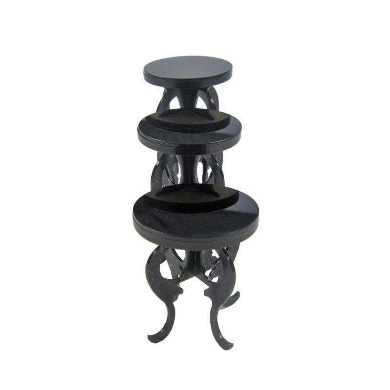 3 Pcs/set Acrylic Jewelry Display Stand Ring Earrings Ear Stud Bracelet Showing