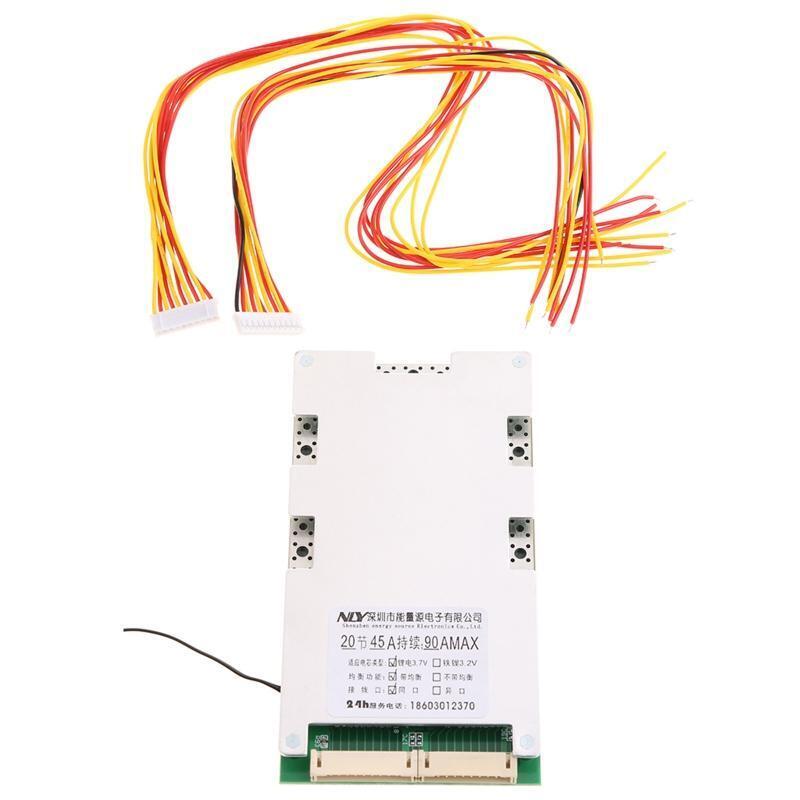 Upgraded 72v BMS Lithium Battery Charger Board 20s 45A Battery Charging Protect