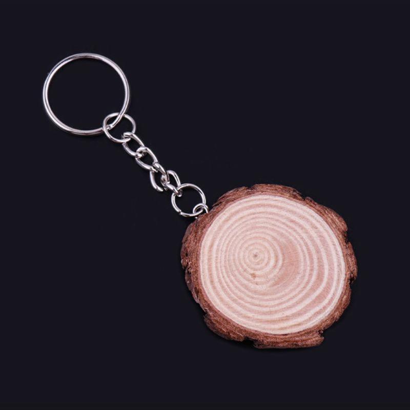 100 Pieces 30mm Flat Key Chain Rings Screw Eye Pin Split for DIY Craft Jewelry