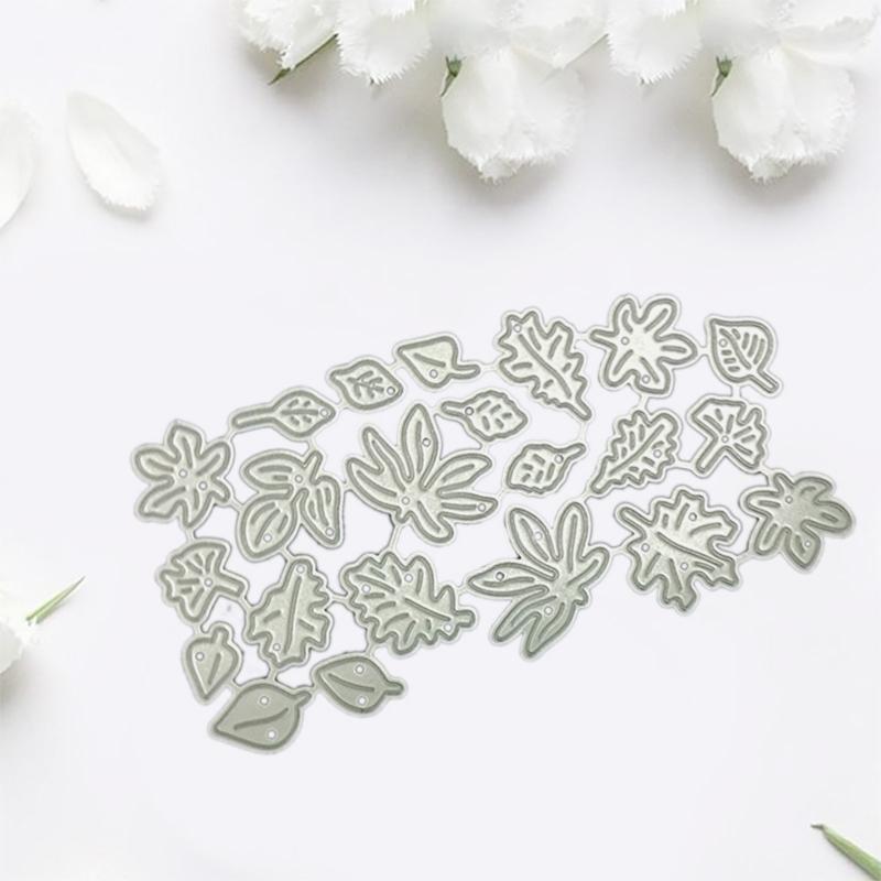 Leaves Cutting Dies Plant Leaf Embossing Die Cuts Templates for Gift Card Making