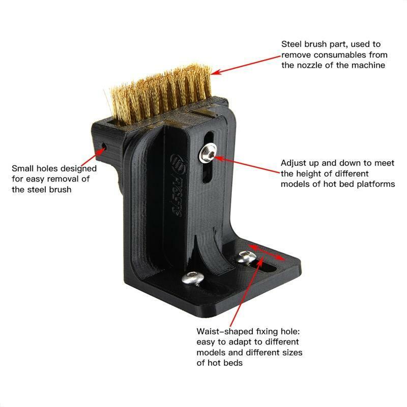 Brass Nozzles Cleaning Kit Copper Wire Brush for Printers Ender3 Cr10S CR6SE