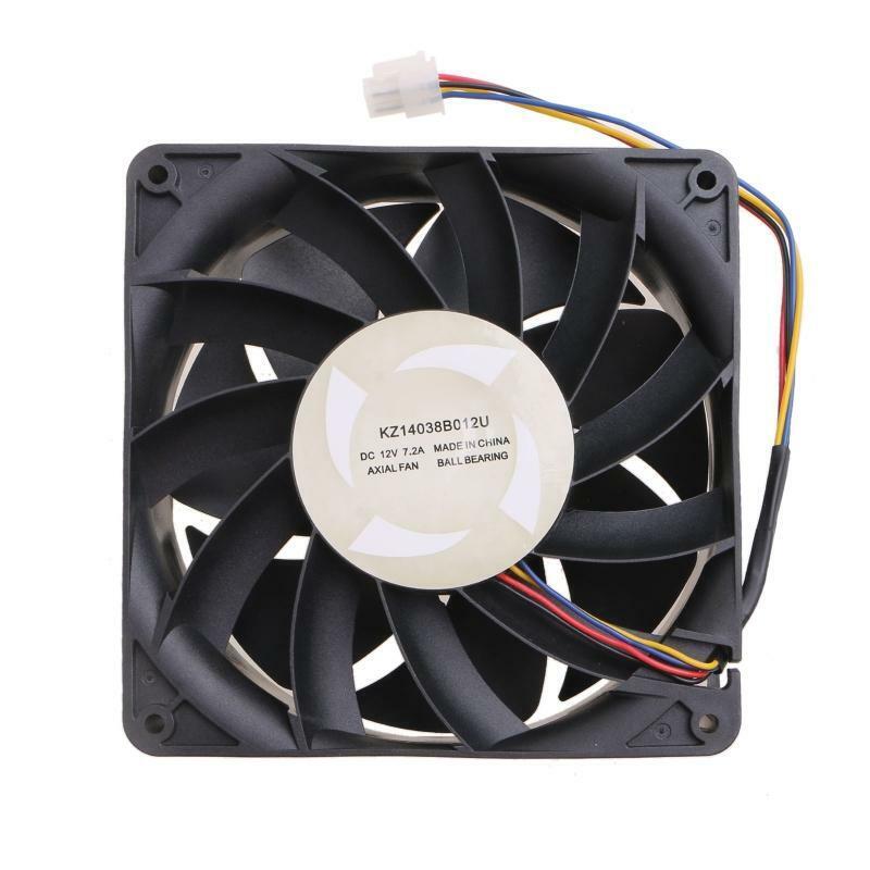 Utility Industry Cooler Fan KZ14038B012U for whatsminer 12V 7.2A 14 cm M20S M21S
