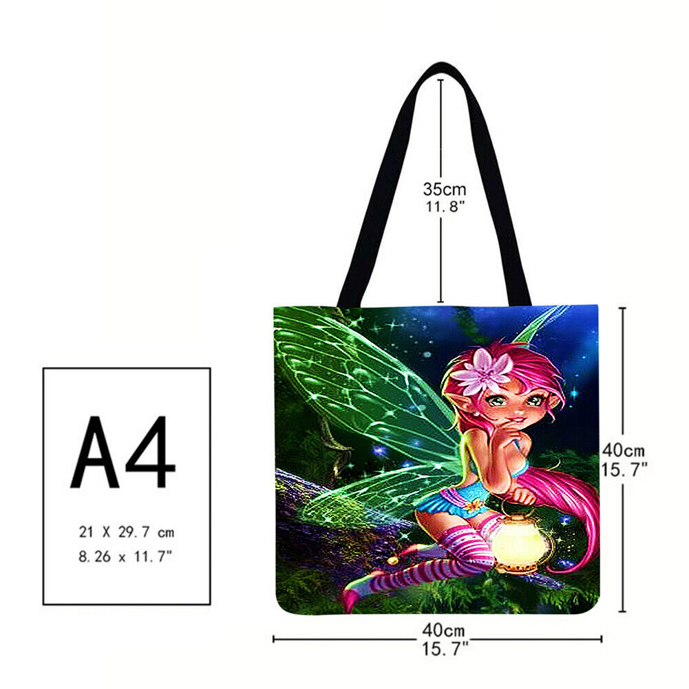 Dragonfly spirit Printed Shoulder Shopping Bag Casual Large Tote Handbag