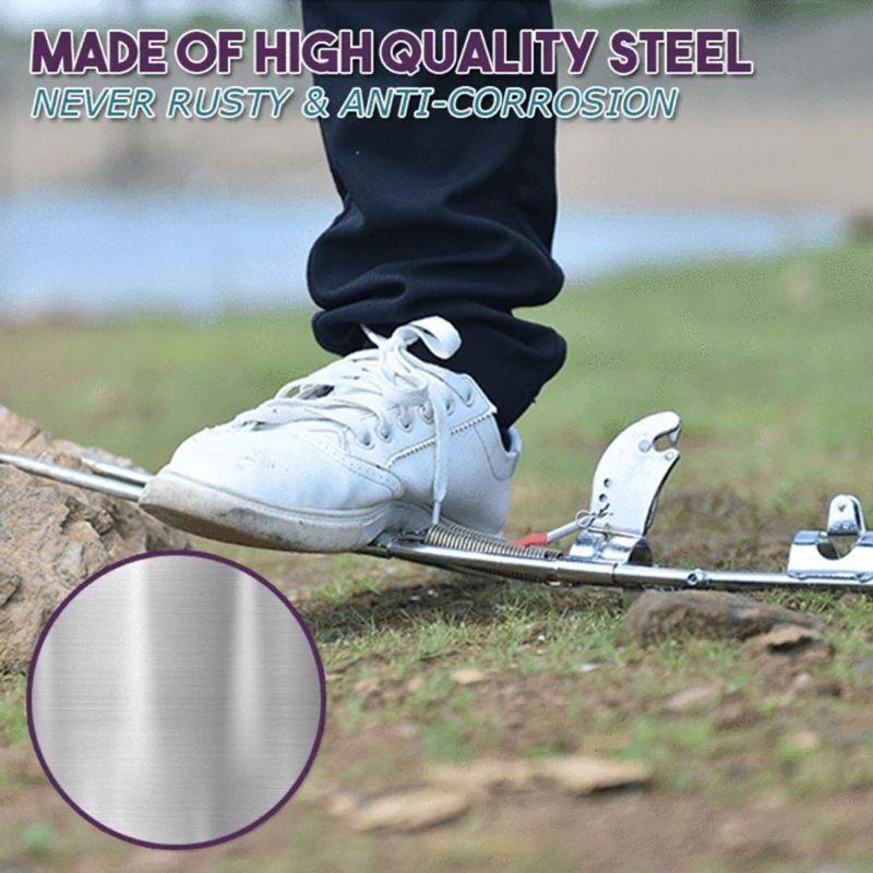 Stainless Steel Rod Stand - Rod Holder for Bank Fishing Automatic Spring Fishing