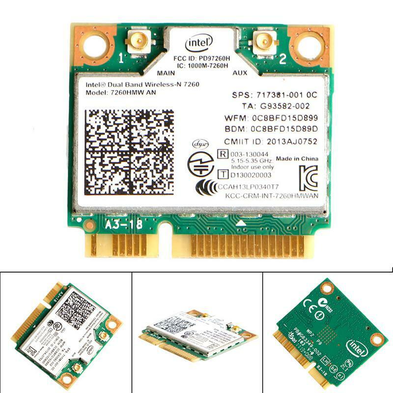 7260HMW Intel AN Dual Band Wireless + Bluetooth-compatible 4.0 MINI PCI-E WLAN