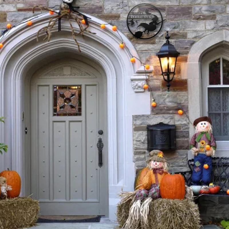 Halloween Party Witch Pendant Suppies Wall Decor for Outdoor Indoor Garden Lawn