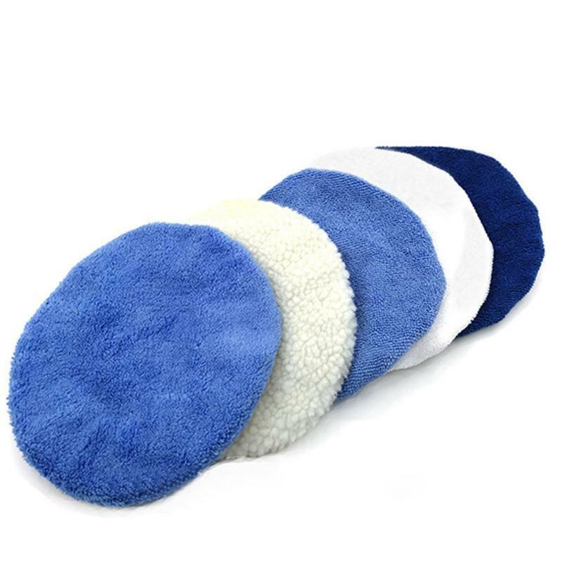 Durable 28x/Pack Polishing Waxing Set Waxer Bonnet Pads 5''/125mm Soft Material