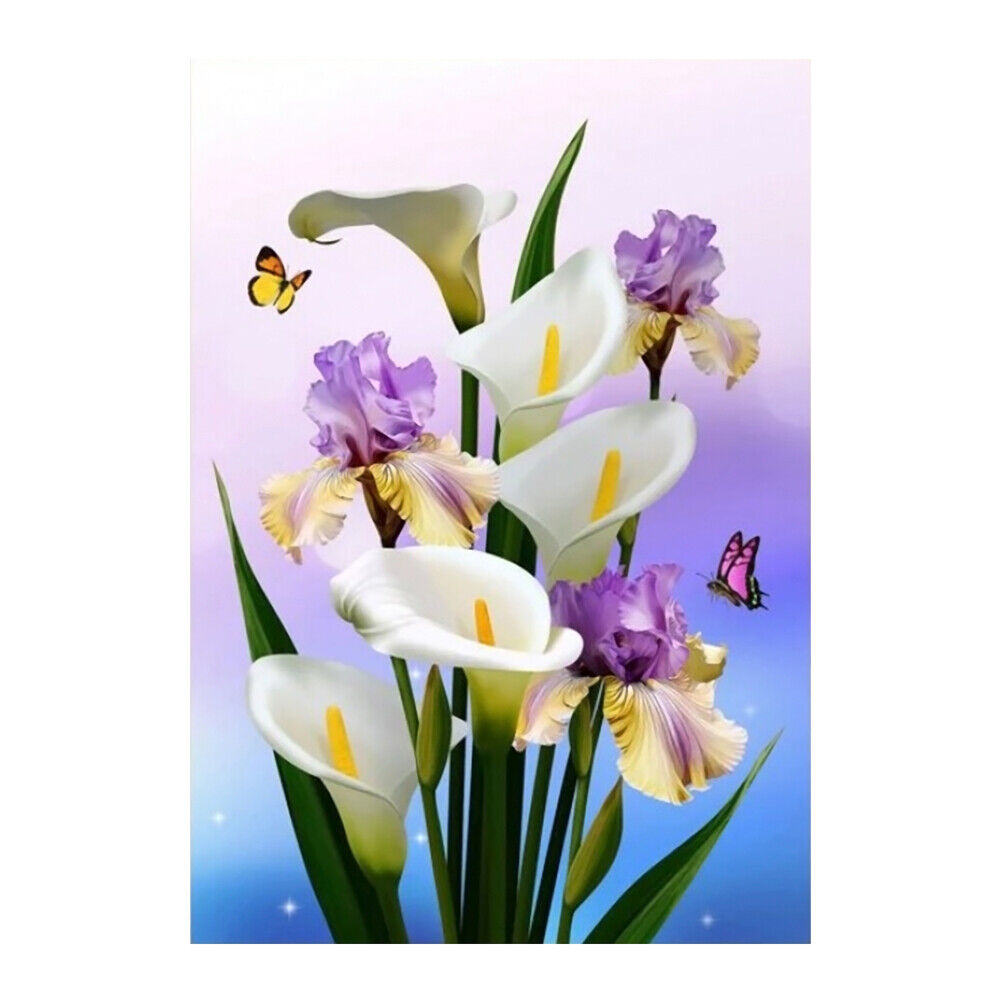 5D DIY Diamond Painting Plants Cross Stitch Embroidery Rhinestones Kits (B)