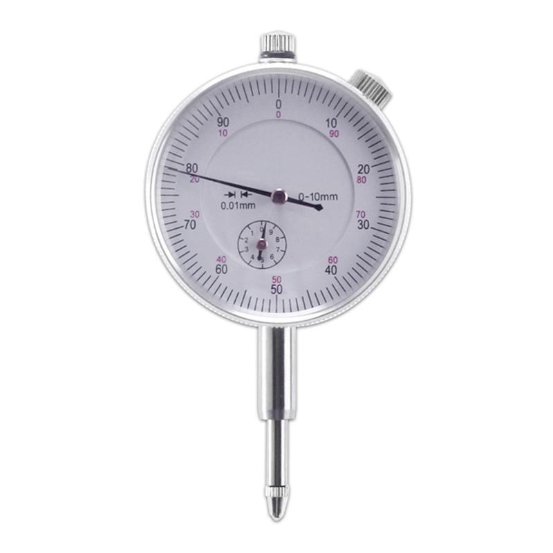 High Accuracy Dial Indicator Stainless Steel 0-10mm Travel Lug Back Measuirng