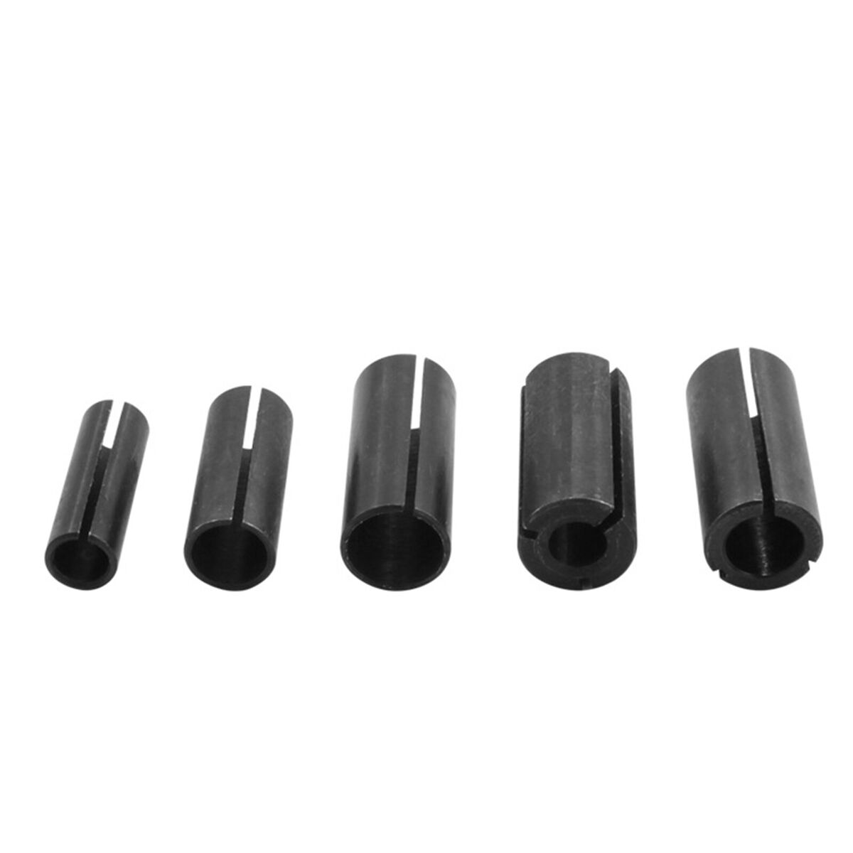 9PCS/Set Collet Adaptor Kit Shank Reducer Reducing Bit Router Tool 8mm to 6mm #