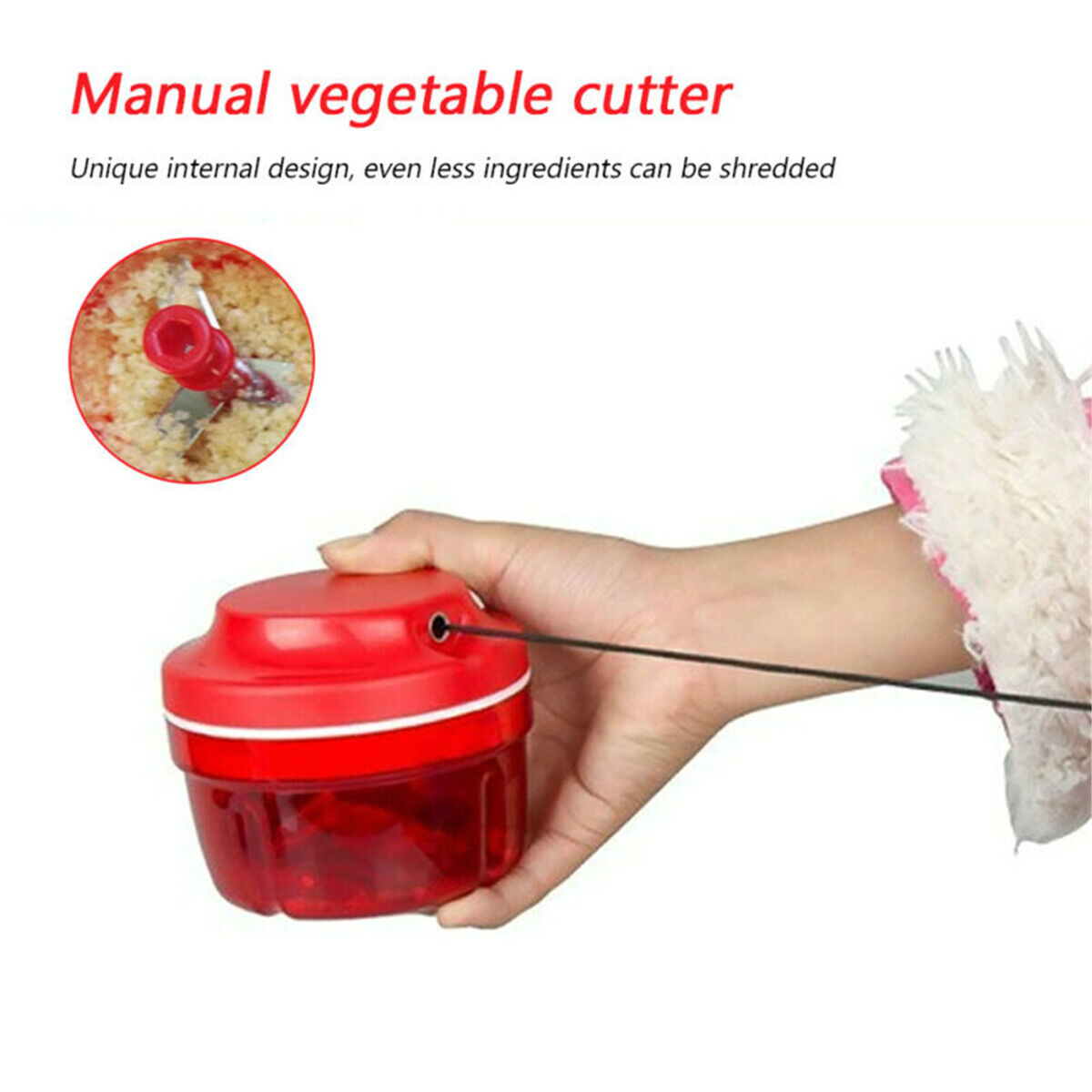 Onion Garlic Chopper Dicer Mincer Shredder Food Meat Fruit Vegetable Blender