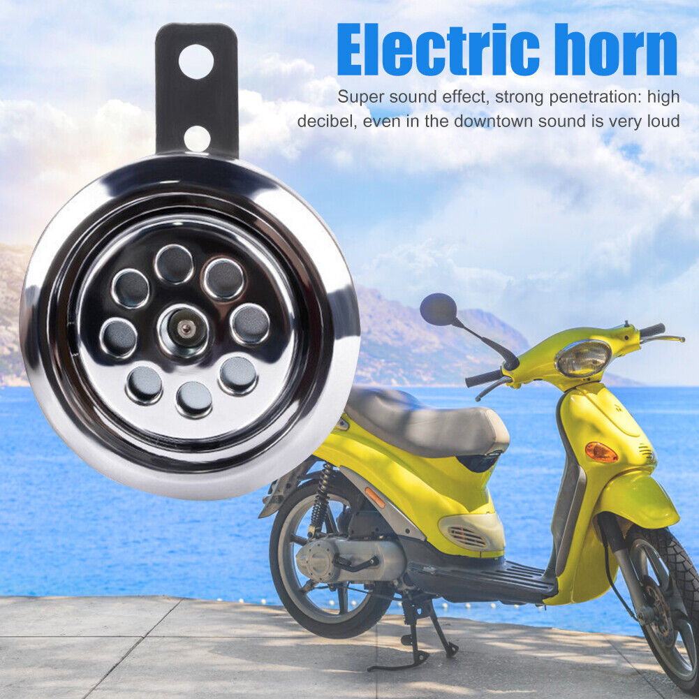 Universal Motorcycle Horn Loud Electric Horn for Scooter Electric Bike 12V?