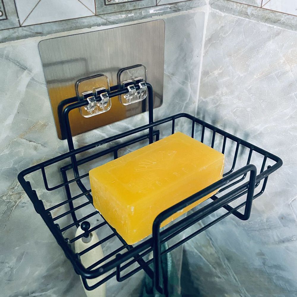 Accessories Iron Free Punching Soap Shelf Soap Holder Wall Hanging Storage Rack