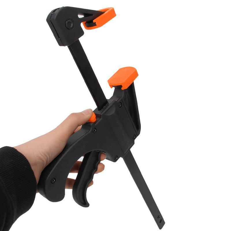 10 Inch Wood-Working Bar Clamp Quick Ratchet Release Speed Squeeze DIY Hand Tool