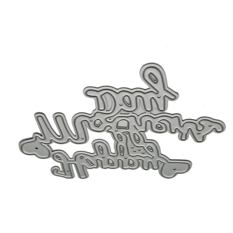 Metal Cutting Dies Happy Mothers Day Die Cuts for Card Making Scrapbook Stencil