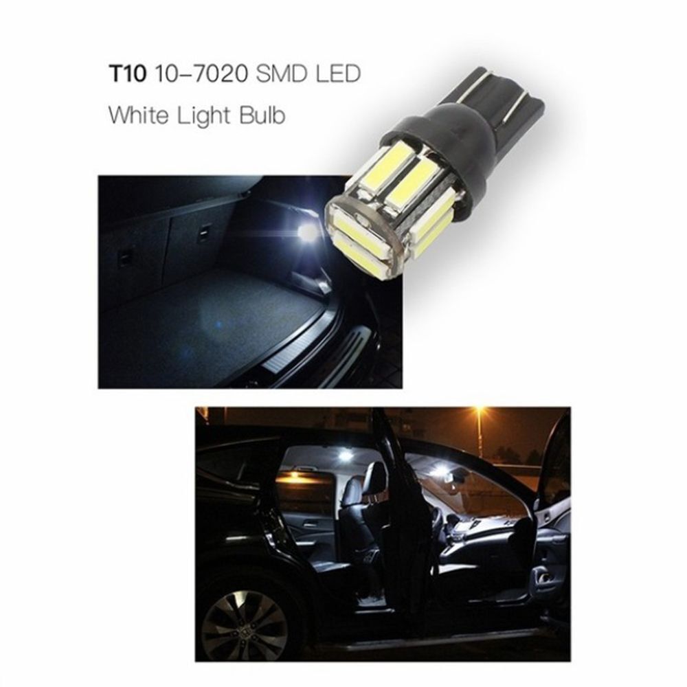 roof  Canbus Bulb Error Free LED Light W5W T10 10 SMD 194 168  Car Sidelight