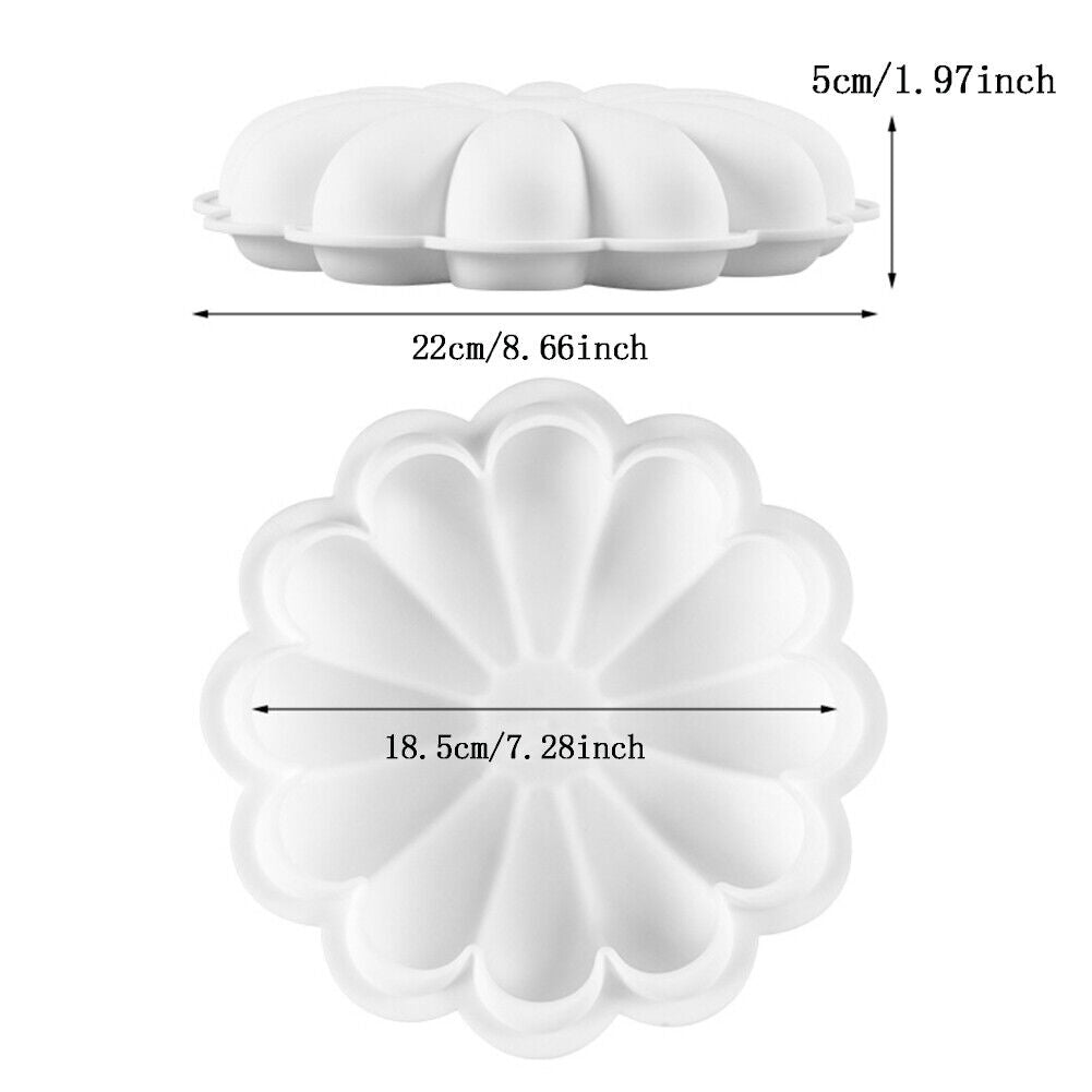 Jelly DIY Pastry Mousse Sunflower Flower Cake Mold Baking Tools Silicone