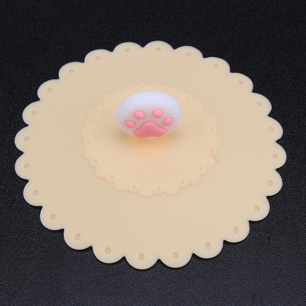 Reusable Food-grade Silicone Cup Cover Heat-resistant Anti Dust Cup Lid(2)
