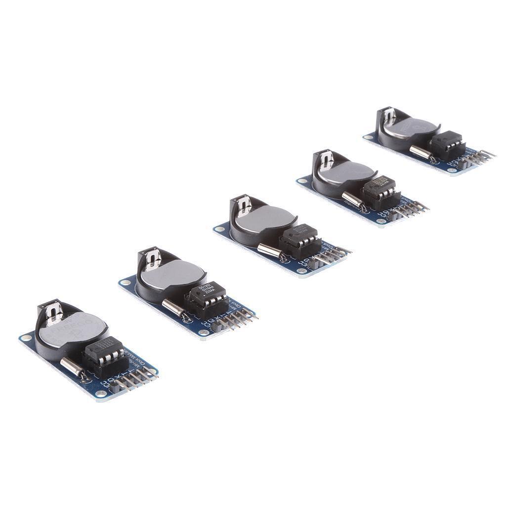 5Pieces Real Time Clock Module DS1302 Memory Board 31x8-bit Storage