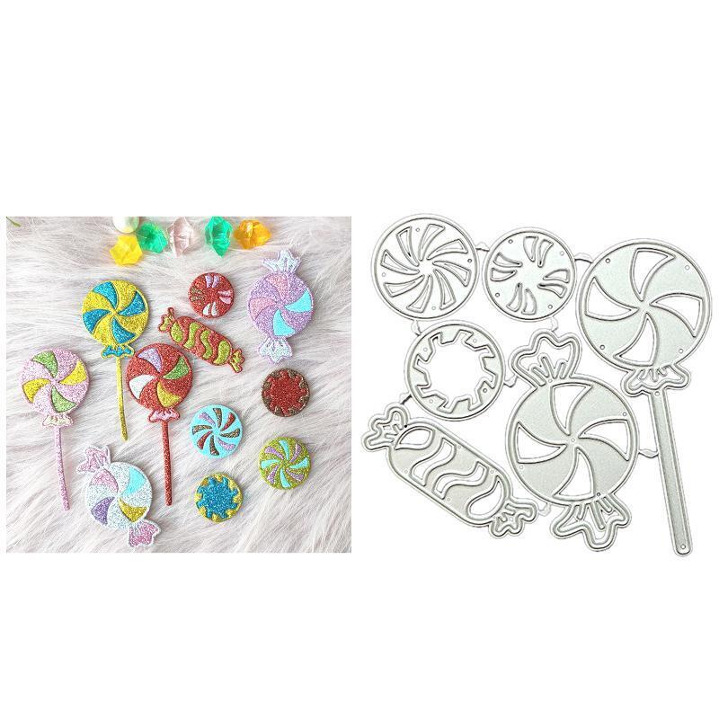 Lollipop Candy Metal Cutting Dies Scrapbooking Stencil Die Cuts Card Embossing