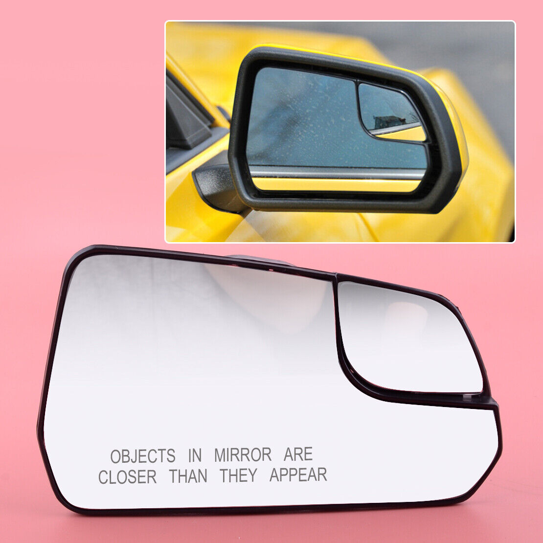 Right Side Door Wing Rear View Mirror Glass Lens Fit for Ford Mustang 2015-19