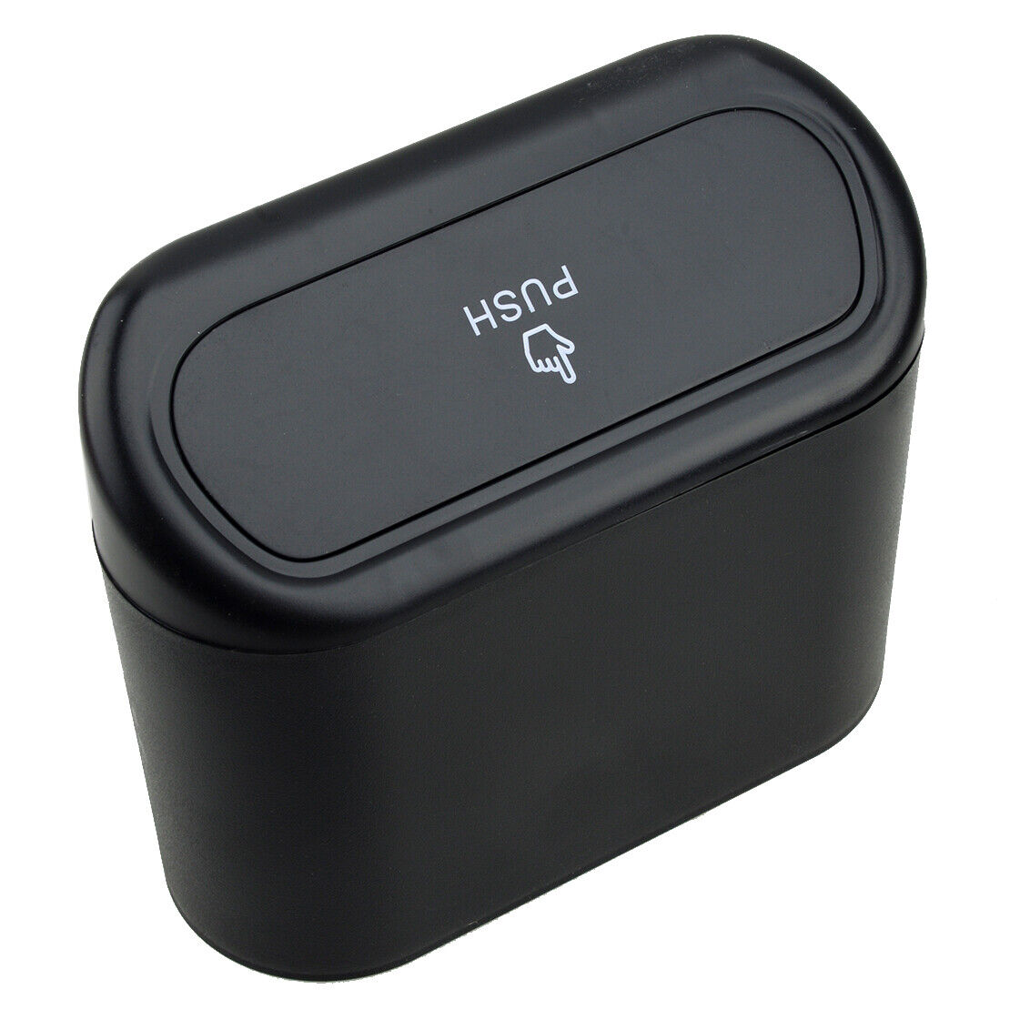 Portable Waterproof Vehicle Auto Car Trash Can Garbage Bin Bag Organizer Black