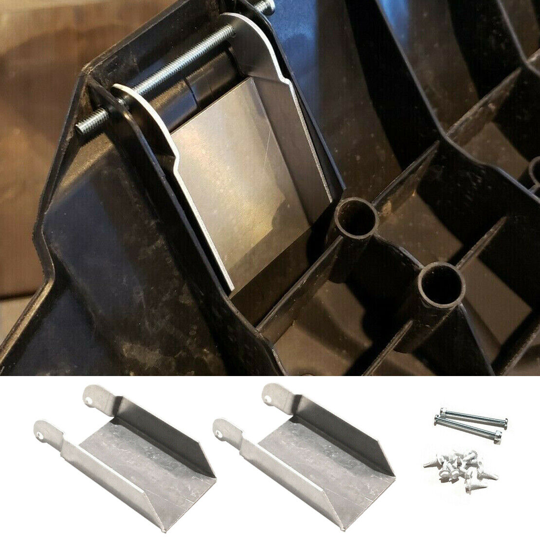 Front Storage Lid Hinge Bracket Repair Kit Fit for Polaris Sportsman 450 570 850