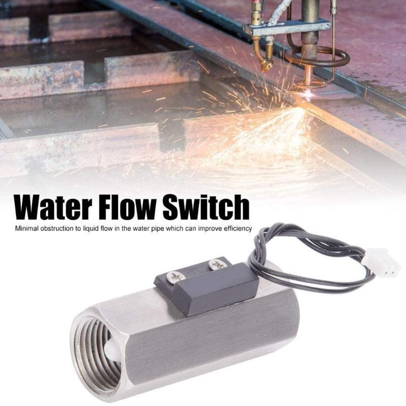 Stainless Steel Water Flow Switch Water Shortage Protection Switch for Water Oil