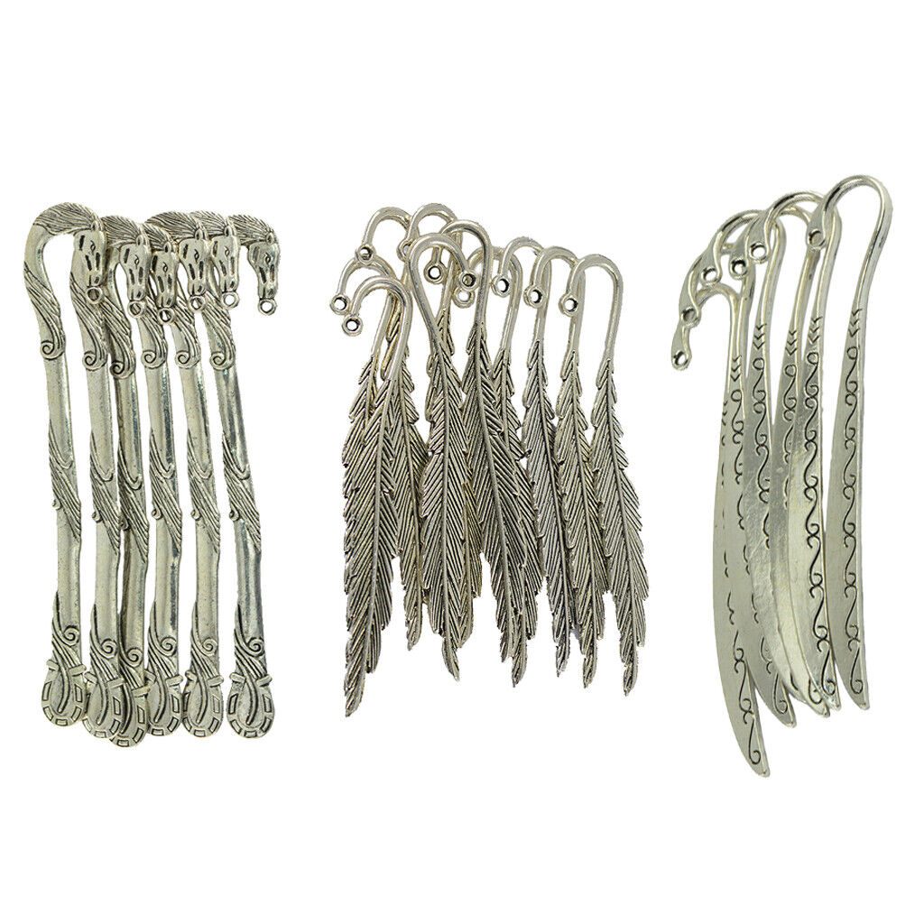 22 Pieces Tibetan  Beading Bookmarks With Loop For DIY Making Crafts