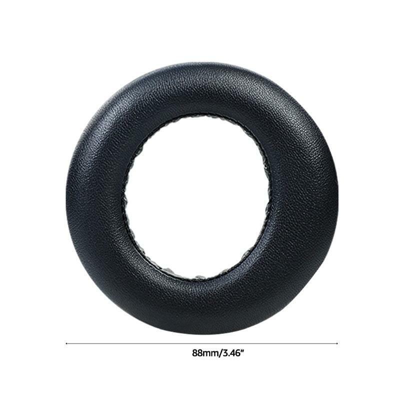 1Pair Replacement Soft Ear Pads Black Cushion for PS5 Memory Foam Headset