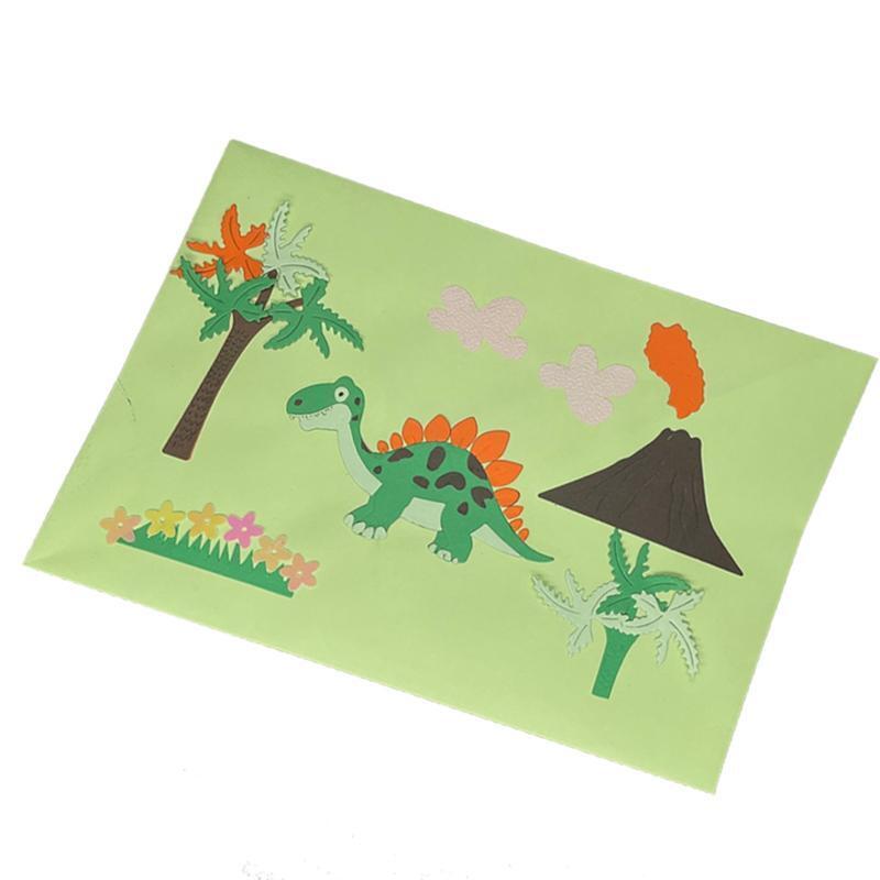 Jungle Dinosaur Cutting Dies Carbon Steel Embossing Die Cuts for DIY Card Making
