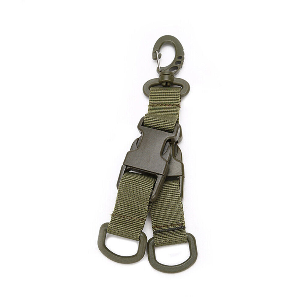 D-type Molle Hanging Buckle Outdoor Climbing Backpack Carabiner (Green)