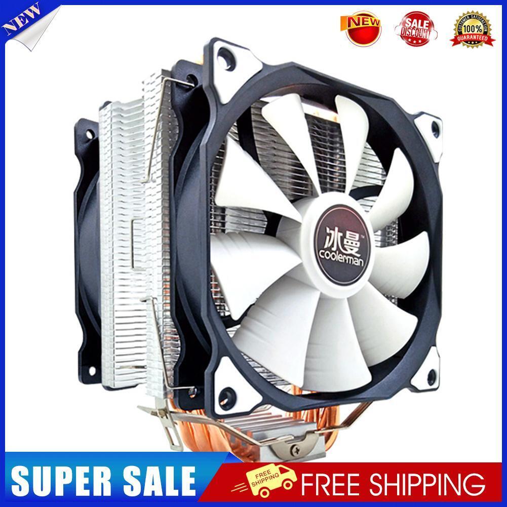 SNOWMAN MT6 12cm CPU Cooler Fan 6 Heat Pipes 4 Pin Heatsink (Dual Fan)