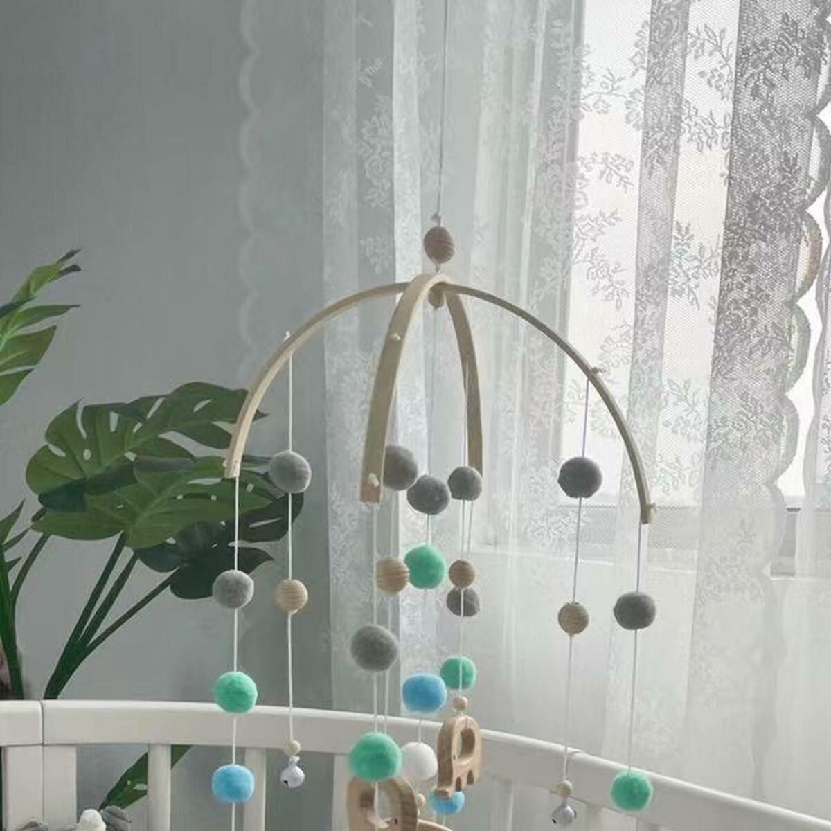 Set of 2 Nordic  Hanging Baby Crib Mobile Wind  Bed  children room