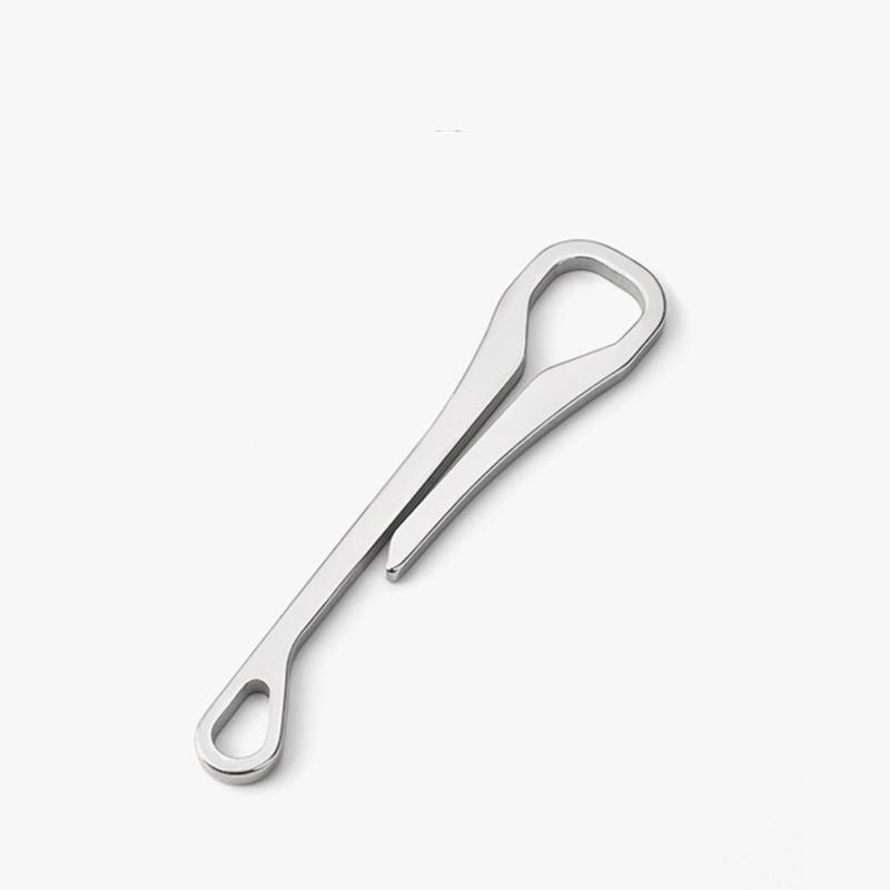Practical Keycahine Clips Stainless Steel Keys Organzier Hook forClothing Pocket