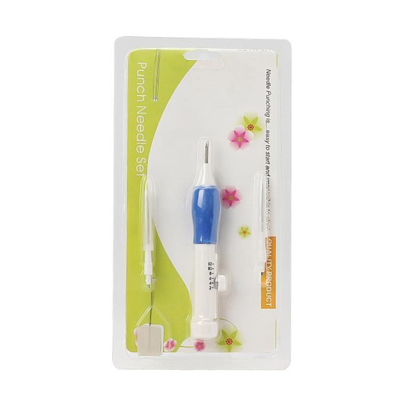 Magic Embroidery Pen Punch Needle Set for DIY Craft 2 Threaders DIY Sewing