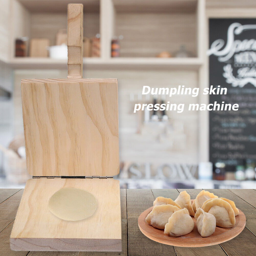 Dumpling Wrapper Skin Pressing Gadgets Wooden Dough Noodle Baking Presser